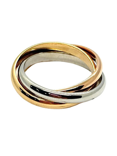 50 Bague en trois ors 18K 58 Facettes 2237