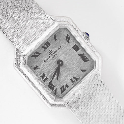 Baume & Mercier - Montre vintage en or blanc 58 Facettes 58FC57