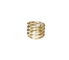 49 Bague ancienne serpent en or jaune et diamants 58 Facettes