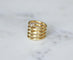 49 Bague ancienne serpent en or jaune et diamants 58 Facettes