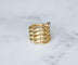 49 Bague ancienne serpent en or jaune et diamants 58 Facettes
