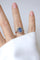 50.5 Bague marguerite en or rose, saphir de Ceylan et diamants 58 Facettes