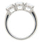 52 Bague trilogy en or blanc et diamants GIA 2,70 ct 58 Facettes G4011