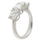 53 Bague trilogy en or blanc et diamants 3,01 ct 58 Facettes G4010