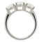 53 Bague trilogy en or blanc et diamants 3,01 ct 58 Facettes G4010