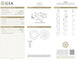 53 Bague trilogy en or blanc et diamants 3,01 ct 58 Facettes G4010
