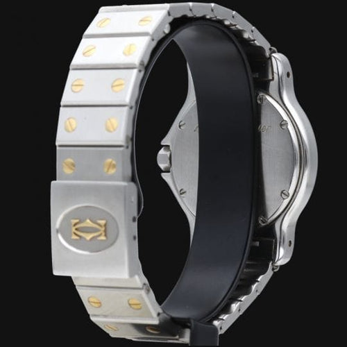 Cartier - Montre Santos Ronde en acier et or jaune 58 Facettes MT47454