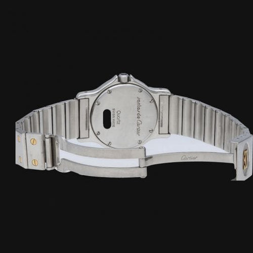 Cartier - Montre Santos Ronde en acier et or jaune 58 Facettes MT47454