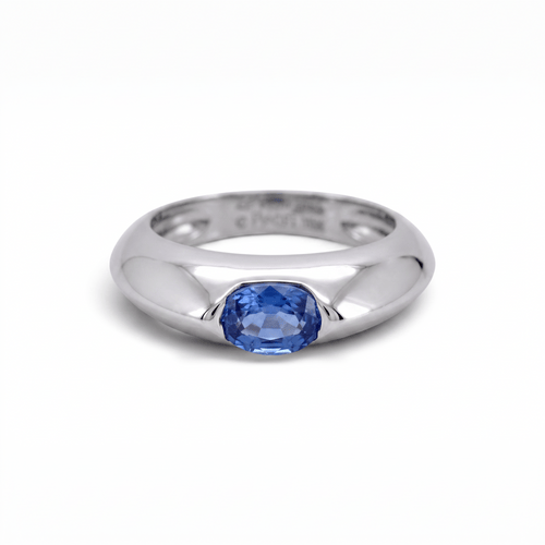 55 Piaget Biseau - Bague en or 18k, saphir et diamant 58 Facettes RI-1068