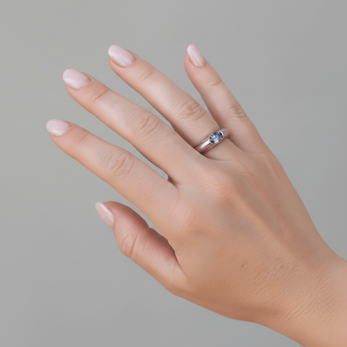 55 Piaget Biseau - Bague en or 18k, saphir et diamant 58 Facettes RI-1068
