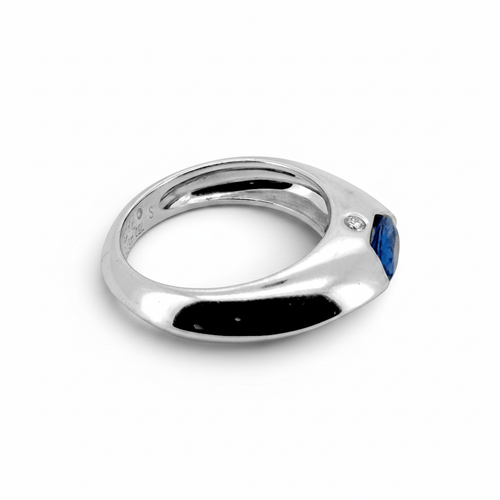 55 Piaget Biseau - Bague en or 18k, saphir et diamant 58 Facettes RI-1068