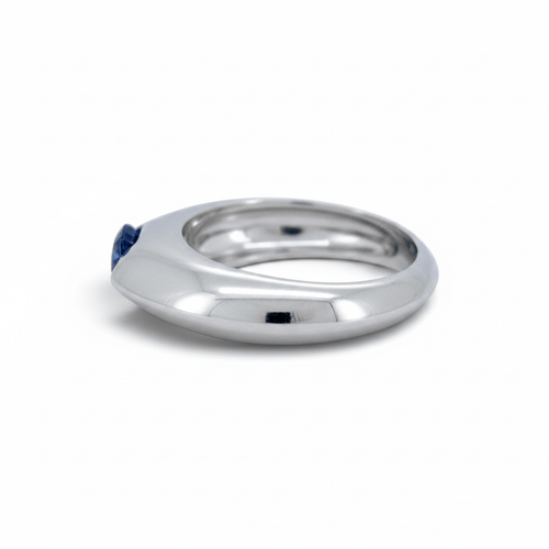 55 Piaget Biseau - Bague en or 18k, saphir et diamant 58 Facettes RI-1068