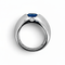 55 Piaget Biseau - Bague en or 18k, saphir et diamant 58 Facettes RI-1068