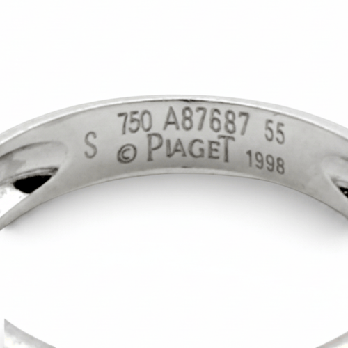 55 Piaget Biseau - Bague en or 18k, saphir et diamant 58 Facettes RI-1068