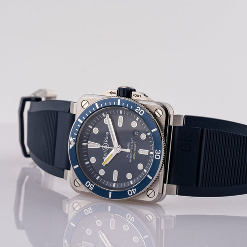 Bell & Ross - Montre Diver Black Matte en acier 58 Facettes TOT-02306