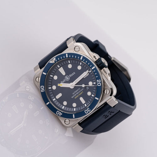 Bell & Ross - Montre Diver Black Matte en acier 58 Facettes TOT-02306