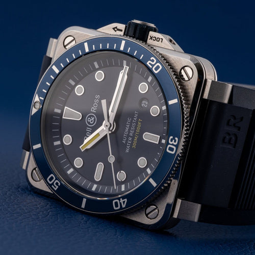 Bell & Ross - Montre Diver Black Matte en acier 58 Facettes TOT-02306