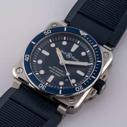 Bell & Ross - Montre Diver Black Matte en acier 58 Facettes TOT-02306