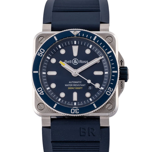 Bell & Ross - Montre Diver Black Matte en acier 58 Facettes TOT-02306
