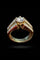 Bague 52 Bague solitaire 0,73 ct en or jaune 18K et diamants 58 Facettes