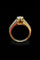 Bague 52 Bague solitaire 0,73 ct en or jaune 18K et diamants 58 Facettes