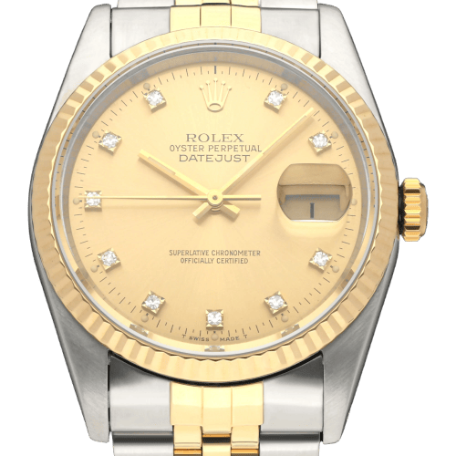 Rolex - Montre Datejust 16233G en or et acier