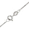 Collier Collier point lumineux avec diamant 0,50 ct en or blanc 18 ct 58 Facettes 22378