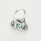 Bague 55 Bague en or blanc, émeraude de Colombie et diamants 58 Facettes GUIA022