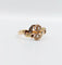 55 Bague toi et moi victorienne en or rose 18k et perles 58 Facettes A07719