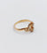 55 Bague toi et moi victorienne en or rose 18k et perles 58 Facettes A07719
