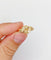 55 Bague toi et moi victorienne en or rose 18k et perles 58 Facettes A07719