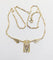 Collier Art déco à palmettes en or jaune et blanc 18k 58 Facettes A07722