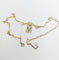 Collier Art déco à palmettes en or jaune et blanc 18k 58 Facettes A07722