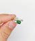 Bague 51 Bague toi et moi en or blanc 18k, diamant jaune et tsavorite 58 Facettes A07724