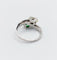 Bague 51 Bague toi et moi en or blanc 18k, diamant jaune et tsavorite 58 Facettes A07724