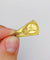Pendentif LB - Médaille Art déco bébé en or 18K 58 Facettes A07726