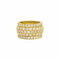 Bague 54 Cartier Nigéria - Bague bandeau en or jaune et diamants 58 Facettes 35961