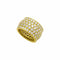 Bague 54 Cartier Nigéria - Bague bandeau en or jaune et diamants 58 Facettes 35961
