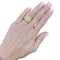 Bague 54 Cartier Nigéria - Bague bandeau en or jaune et diamants 58 Facettes 35961