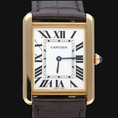 Cartier Tank Solo MM - Montre en or jaune et acier 58 Facettes MT47339