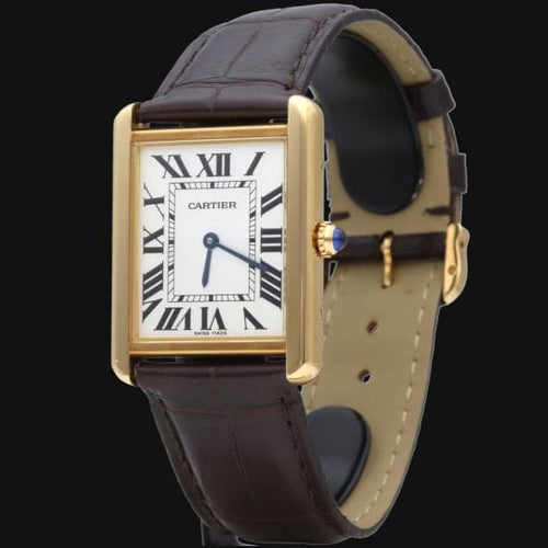 Cartier Tank Solo MM - Montre en or jaune et acier 58 Facettes MT47339