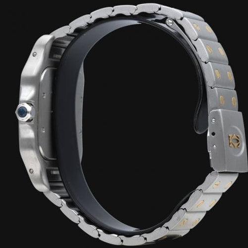 Cartier Santos Galbée - Montre en or jaune et acier 58 Facettes MT47367