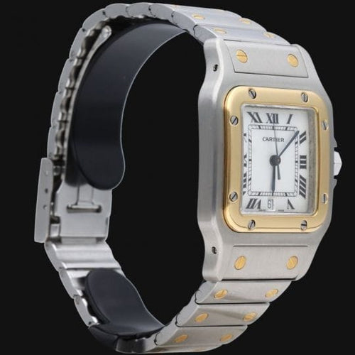 Cartier Santos Galbée - Montre en or jaune et acier 58 Facettes MT47367