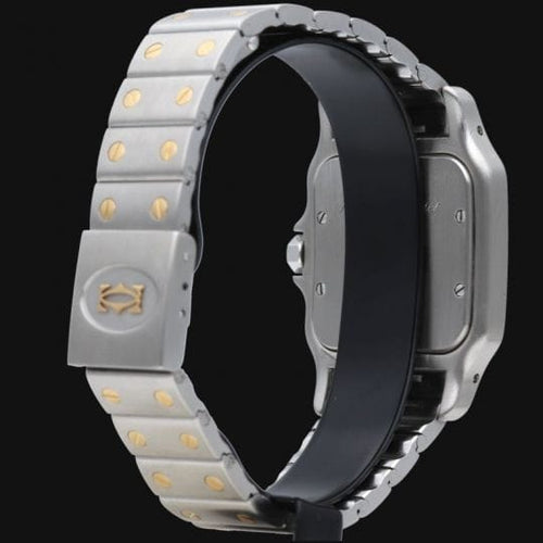 Cartier Santos Galbée - Montre en or jaune et acier 58 Facettes MT47367