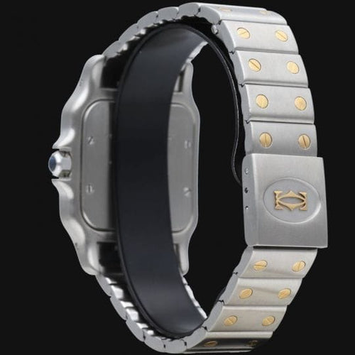 Cartier Santos Galbée - Montre en or jaune et acier 58 Facettes MT47367