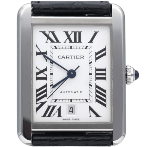 Cartier - Montre Tank Solo XL en acier 58 Facettes MT47955