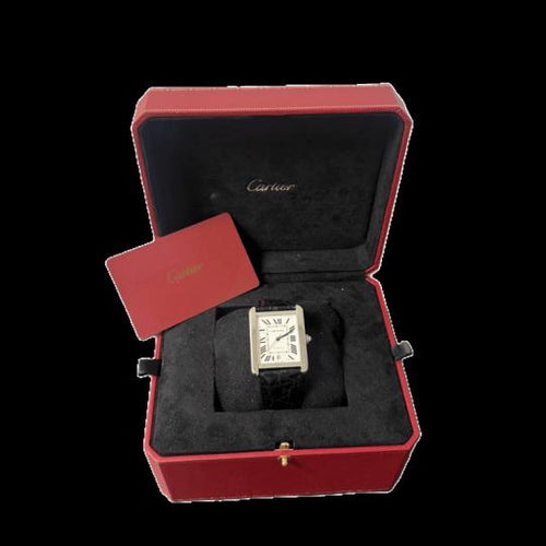 Cartier - Montre Tank Solo XL en acier 58 Facettes MT47955