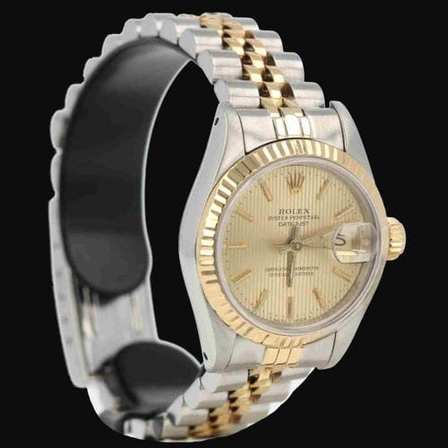 Rolex Lady-Datejust - Montre Oyster Perpetual en or jaune et acier 58 Facettes MT47974