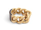 52 Christian Dior - Bague Gourmette GM en or jaune 18k et œil-de-tigre 58 Facettes 276676