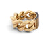 52 Christian Dior - Bague Gourmette GM en or jaune 18k et œil-de-tigre 58 Facettes 276676